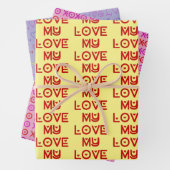 Love Trio Inpakpapier Vel (In situ)