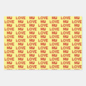 Love Trio Inpakpapier Vel (Voorkant)