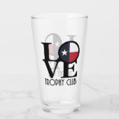 LOVE Trophy Club Texas Glas (Achterkant)