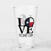 LOVE Trophy Club Texas Glas (Voorkant)