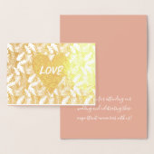 Love Tropical Wedding Dankuwel Folie Kaarten (Display)