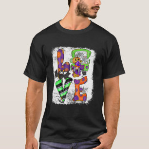 LOVE Truck Gnome Funny Family Matching Halloween C T-shirt