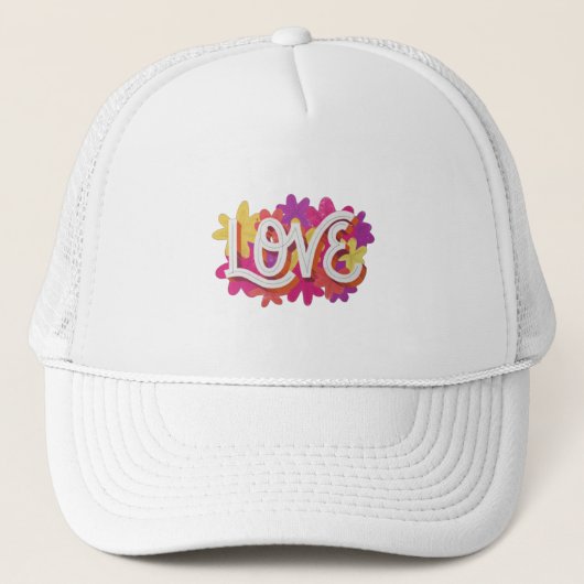 LOVE Trucker Hoed Trucker Pet (Voorkant)