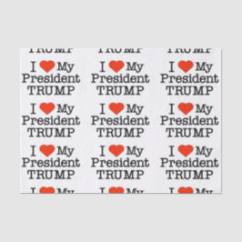 Love Trump Tissuepapier