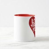 Love Trumps Fear Mok (Midden)