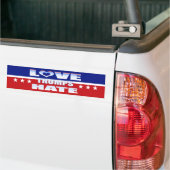 Love Trumps Hate Bumpersticker (Op Truck)