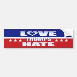 Love Trumps Hate Bumpersticker
