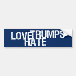 Love Trumps Hate Bumpersticker