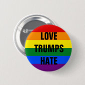 Love Trumps Hate - Button (Voorkant /achterkant)