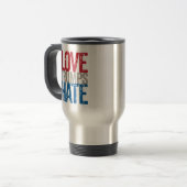 Love Trumps Hate Coffee Mok (Voorkant links)