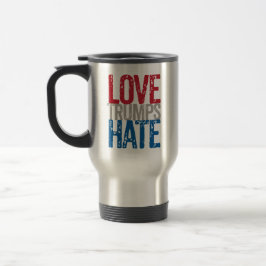 Love Trumps Hate Coffee Mok