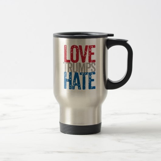 Love Trumps Hate Coffee Mok (Rechts)