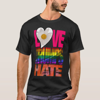 Love Trumps Hate Dark T shirt