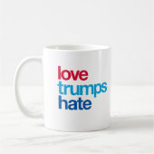 Love Trumps Hate Koffiemok (Links)