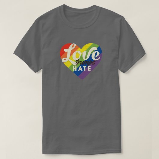 Love Trumps Hate Remembrance Tshirt II (Design voorkant)
