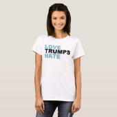 Love Trumps Hate shirt (Voorkant volledig)