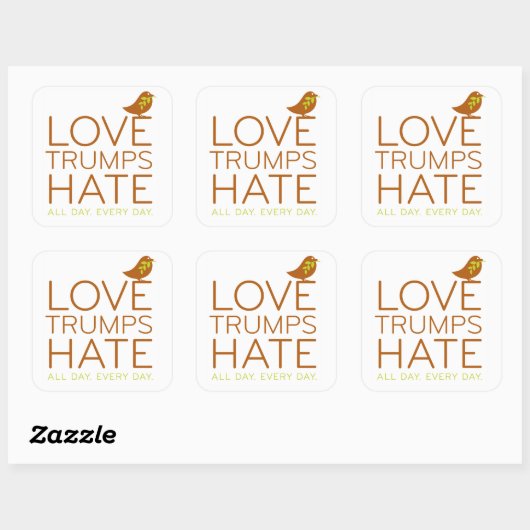 Love Trumps Hate Sticker (Vel)