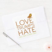 Love Trumps Hate Sticker (Envelop)
