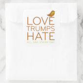 Love Trumps Hate Sticker (Tas)