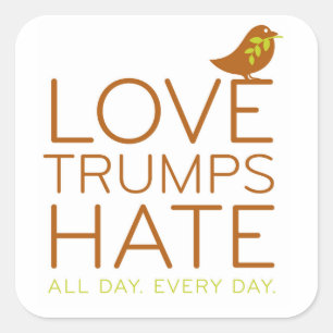 Love Trumps Hate Sticker