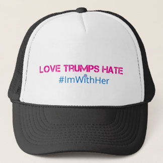 Love Trumps Hate Trucker Hat Trucker Pet