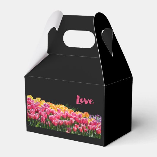 Love Tulip Garden Bedankdoosjes (Voorkant Zijde)