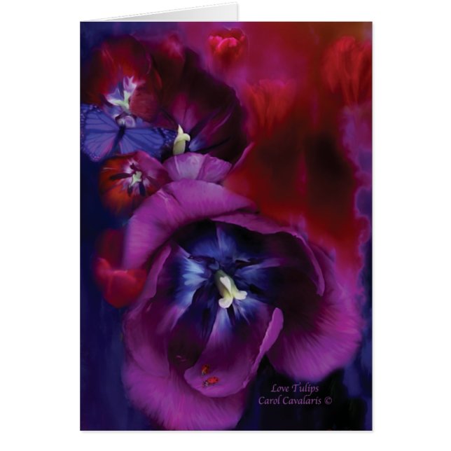 Love Tulips Art Card (Voorkant)