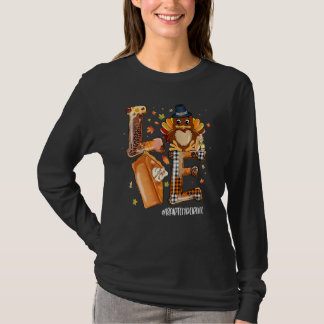 LOVE Turkey Pilgrim Pumpkin Pie Bartender Life Tha T-shirt