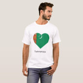 Love Turkmenistan T-shirt (Voorkant volledig)