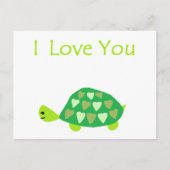 Love Turtle Briefkaart (Voorkant)