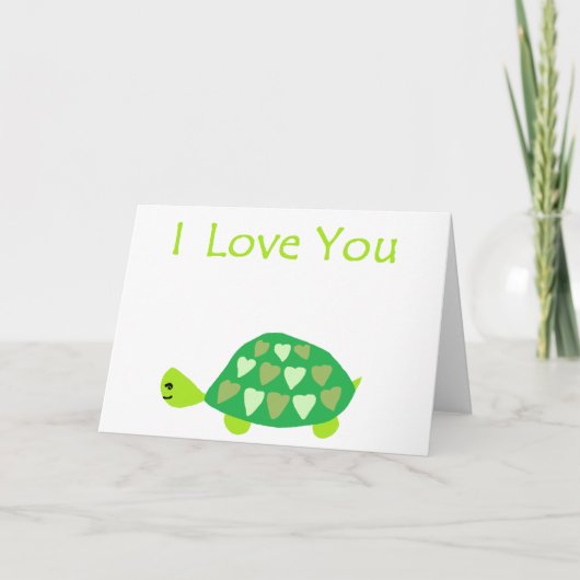 Love Turtle Kaart (Voorkant)