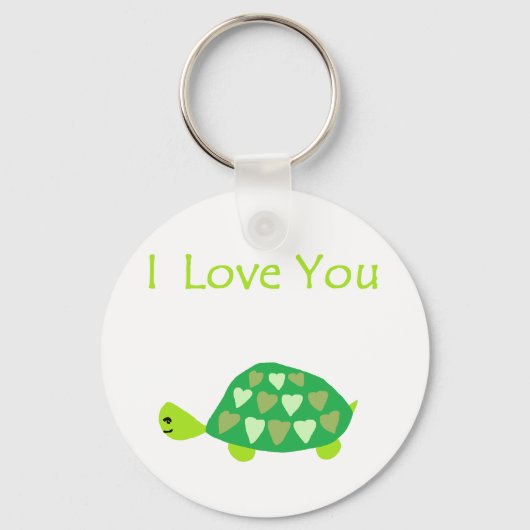 Love Turtle Sleutelhanger (Voorkant)