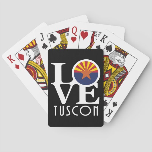 LOVE Tuscon Arizona Pokerkaarten (Achterkant)