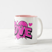 LOVE Twee-Tinten Mok (Voorkant rechts)