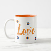 Love Tweekleurige Koffiemok (Links)