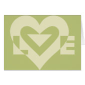 Love Two-Tone Sage Green (Voorkant Horizontaal)