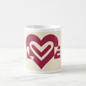 Love Two-Tone Wine Paars Koffiemok (Center)