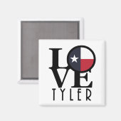 LOVE Tyler Texas Magneet (Voorkant / Achterkant)