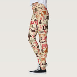 Love Typografie Leggings