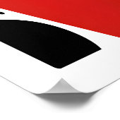 LOVE Typografie Print Moderne Verticale Letter Kun (Hoek)
