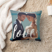 Love Typografie with Photo Pillow Kussen (Deken)