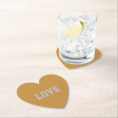LOVE Typography Hart Onderzetter Set (Insitu)