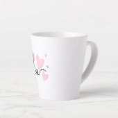 LOVE Typography Mug Latte Mok (Rechterhoek)