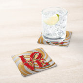 LOVE Typography Onderzetter Set (Insitu)