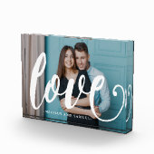 Love Typography Photo and Name Photo Block Fotoblokken (Rechts)