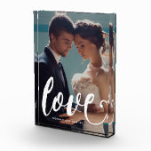 Love Typography Photo and Name Photo Block Fotoblokken (Rechts)