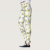 Love Typography Text Love You Palms Leggings (Links)