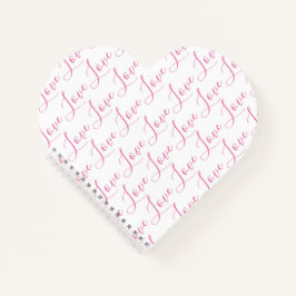 Love Typography Valentijns Journal Notitieboek