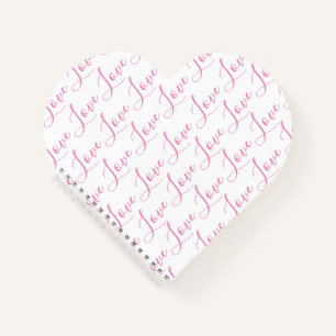 Love Typography Valentijns Journal Notitieboek