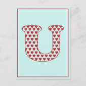 Love U Briefkaart (Voorkant)